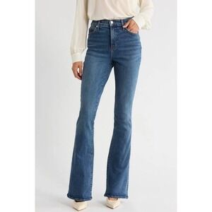 Veronica Beard Beverly High Rise Skinny Flare Jeans Bright Blue pants Sz 27